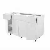 Bathroom vanity cabinet with doors and drawers 48”