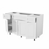 Bathroom vanity cabinet with doors and drawers 48”