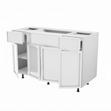 Bathroom vanity cabinet with doors and drawers 48”