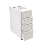 Armoire de cuisine du bas 4 tiroirs 12''L