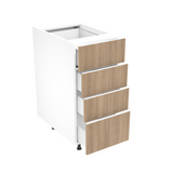 Armoire de cuisine du bas 4 tiroirs (15''L)