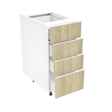 Armoire de cuisine du bas 4 tiroirs (15''L)