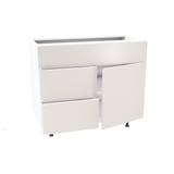 Bathroom vanity 1 door and 2 drawers 36''L