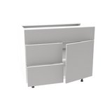 Bathroom vanity 1 door and 2 drawers 36''L