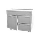 Bathroom vanity 1 door and 2 drawers 36''L