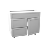 Bathroom vanity 1 door and 2 drawers 36''L