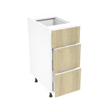 Bathroom vanity with 3 drawers 12''L