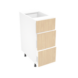 Bathroom vanity with 3 drawers 12''L