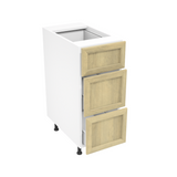 Bathroom vanity with 3 drawers 12''L