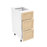 Bathroom vanity with 3 drawers 12''L