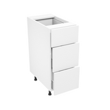 Bathroom vanity with 3 drawers 12''L