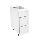 Bathroom vanity with 3 drawers 12''L