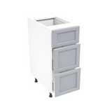 Bathroom vanity with 3 drawers 12''L