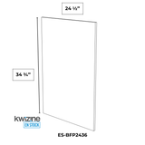 Finished panel for base cabinet 24 1/2" x 34 3/4" 