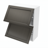 Wall kitchen cabinet horizontal opening (flip) 2 doors 30''L x 39''H