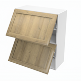 Wall kitchen cabinet horizontal opening (flip) 2 doors 30''L x 39''H