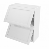 Wall kitchen cabinet horizontal opening (flip) 2 doors 30''L x 39''H