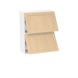 Wall kitchen cabinet horizontal opening (flip) 2 doors 30''L x 39''H