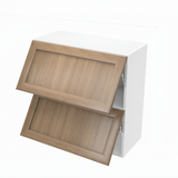 Kitchen wall cabinet horizontal opening (flip) 2-doors