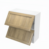 Kitchen wall cabinet horizontal opening (flip) 2-doors